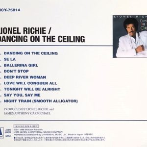 Lionel Richie – Dancing On The Ceiling Cd Japonés