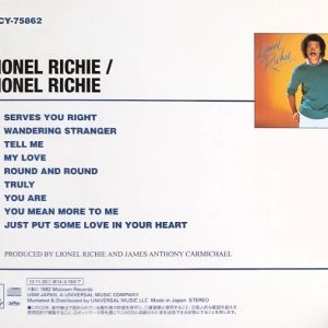 Lionel Richie – Lionel Richie Cd Japonés