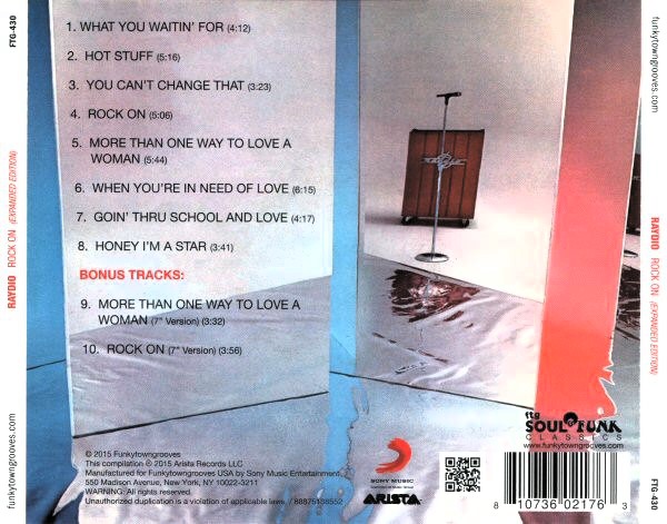 Raydio – Rock On Cd Expanded Edition (Bonus Tracks)