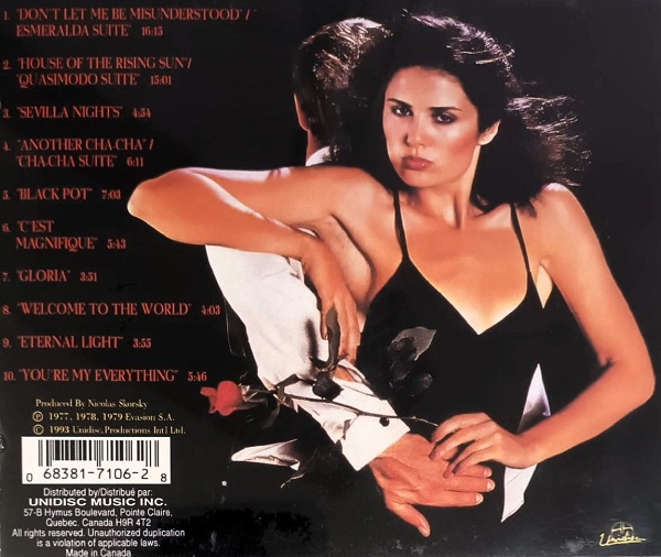 santa esmeralda greatest hits trasera Santa Esmeralda – The Greatest Hits Cd (Jewel Case)