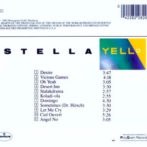 Yello - Stella Cd