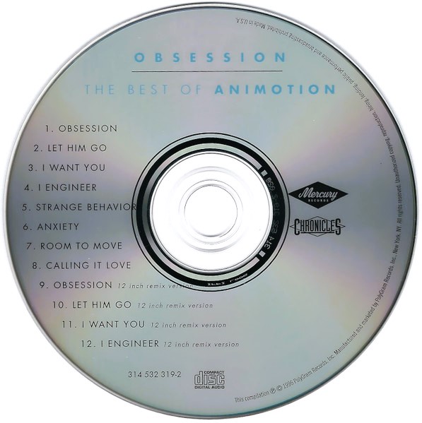 animotion best of cd Animotion - The Best Of Animotion (12" & Remix Versión)