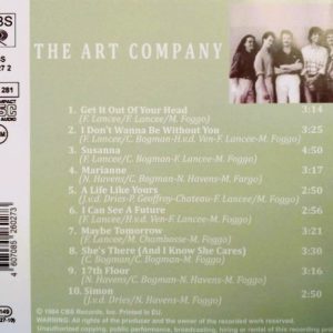 art company trasera The Art Company – Get It Out Of Your Head Cd (Incluye : Susanna)