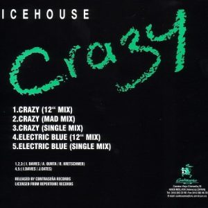 Icehouse – Crazy / Electric Blue Cd Single