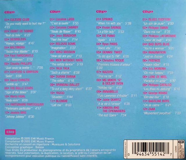 Maxi 45 Tours 80 - Cd (Varios Artistas 12" de : Claudia Philips - Maria Vidal - Jean Beauvoir - Desireless)