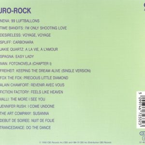 Euro Rock - Cd (Varios Artistas : Trance Dance - The Art Company - Spagna - Ivan)