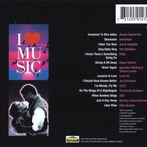 varios lessons in trasera I Love Music - Lessons In Love Cd (Varios Artistas : Jim Diamond - Agnetha Faltskog & Thomas Ledin - Frida)