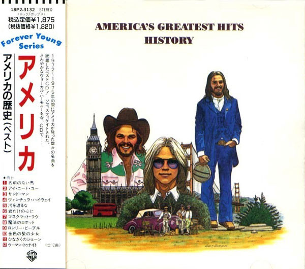 america greatest frontal America – History · America's Greatest Hits Cd Japonés