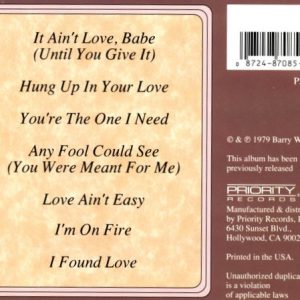 Barry White – The Message Is Love Cd