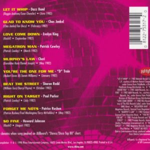 Billboard Top Dance Hits 1982 - Cd (Varios Artistas 12" : Chas Jankel - Evelyn King - Paul Parker - Cheri)
