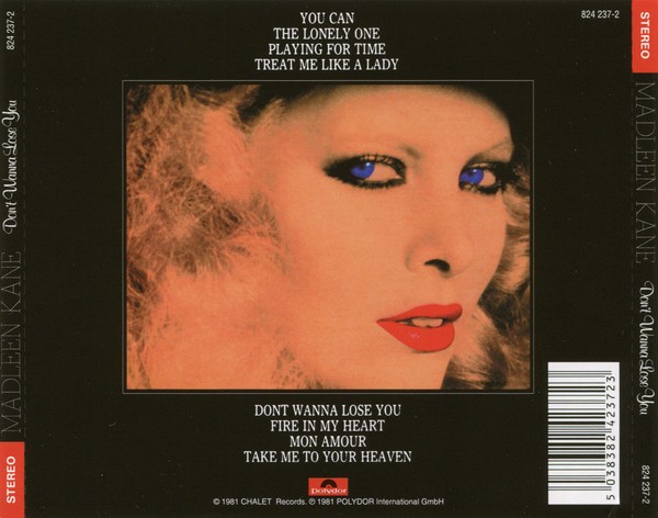 Madleen Kane – Don't Wanna Lose You Cd