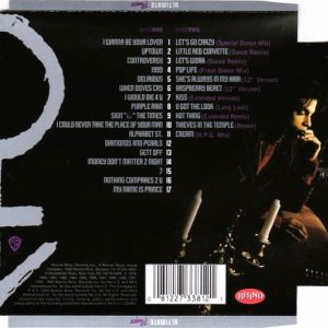 prince ultimate trasera Prince – Ultimate Cd (12" & Extended Remixes)