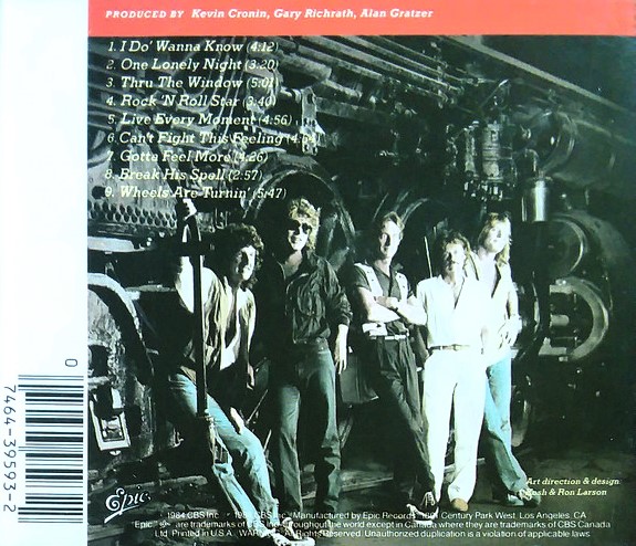 reo speedwagon wheels trasera REO Speedwagon – Wheels Are Turnin' Cd