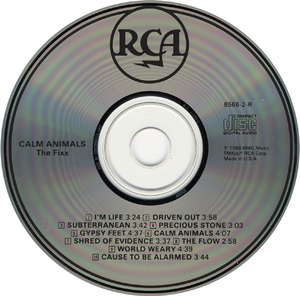 the fixx calm animals cd The Fixx – Calm Animals Cd