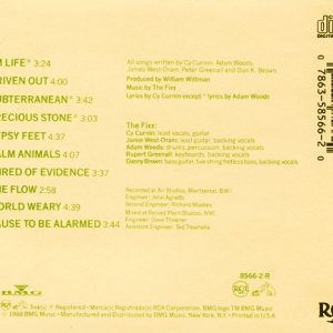 the fixx calm animals trasera The Fixx – Calm Animals Cd