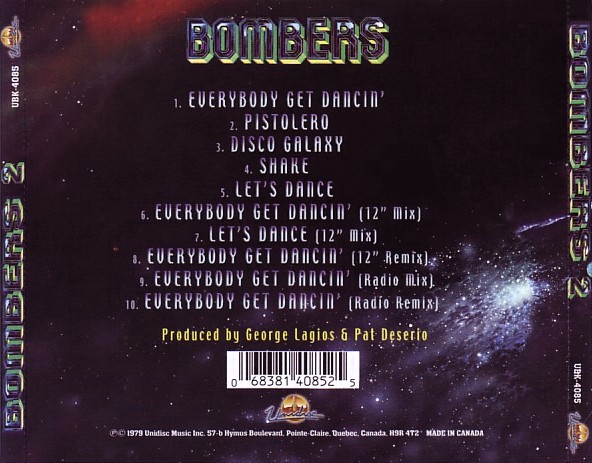 Bombers – Bombers 2 Cd (Bonus Tracks - Everybody Get Dancin')