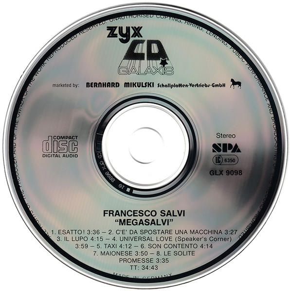 Francesco Salvi – Megasalvi Cd (Esatto!)