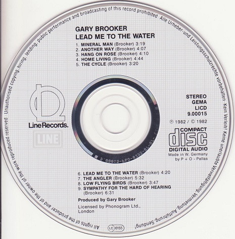 gary brooker lead me cd Gary Brooker – Lead Me To The Water Cd