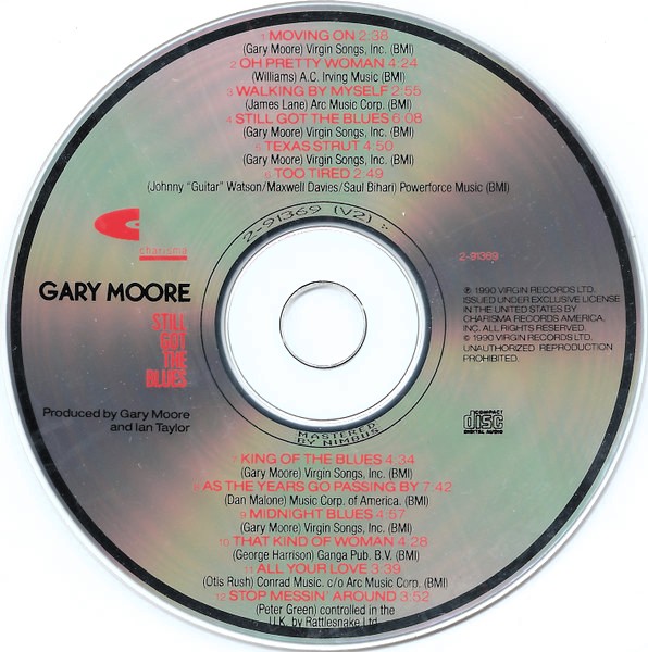 Gary Moore – Still Got The Blues Cd