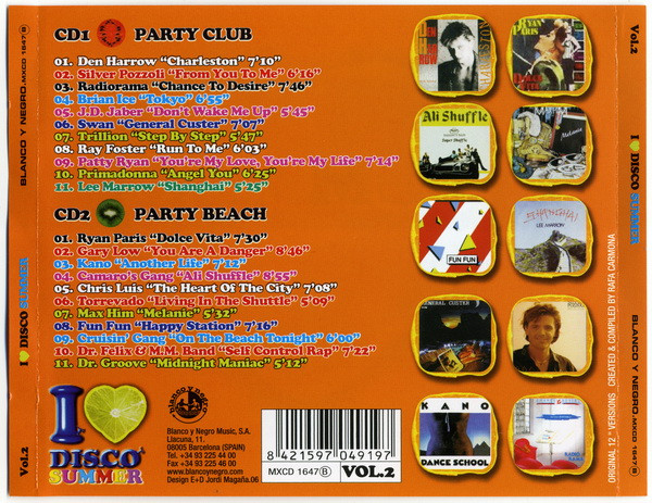 I Love Disco Summer Vol.2 Cd (Varios Artistas 12")