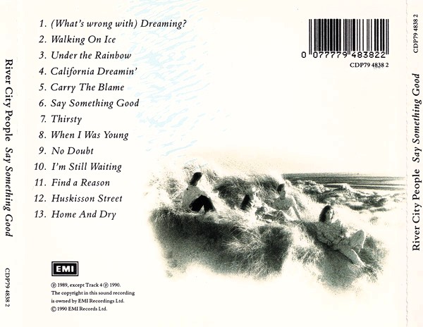 river city people trasera River City People – Say Something Good Cd (incl. California Dreamin') AOR
