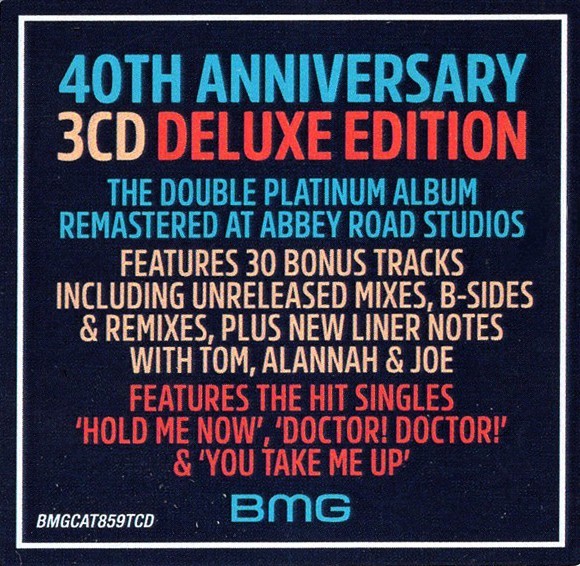 thompson Twins into deluxe sticker Thompson Twins – Into The Gap Cd (Deluxe Edition 40th Anniversary 3 Cds : 12", Extended Versions & Remixes)
