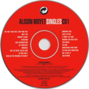alison moyet best + live cd 1 Alison Moyet – Singles / Live Cd Doble
