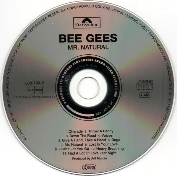 bee gees mr natural cd Bee Gees – Mr. Natural Cd (Charade)