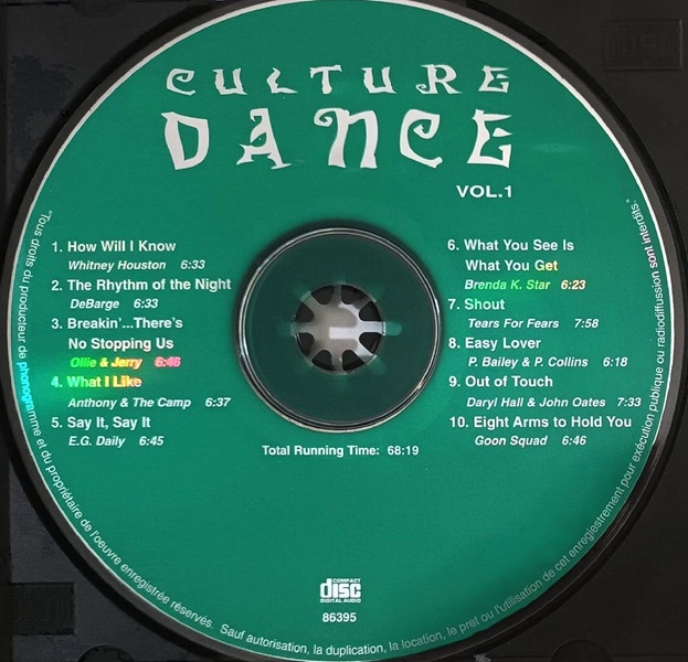 culture dance 1 cd Culture Dance Vol. 1 - Cd (Varios Artistas 12", Extended & Remixes Versions : Brenda K. Star - DeBarge - E.G. Daily - Philip Bailey & Phil Collins)