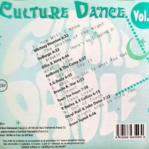 culture dance 1 trasera Culture Dance Vol. 1 - Cd (Varios Artistas 12", Extended & Remixes Versions : Brenda K. Star - DeBarge - E.G. Daily - Philip Bailey & Phil Collins)