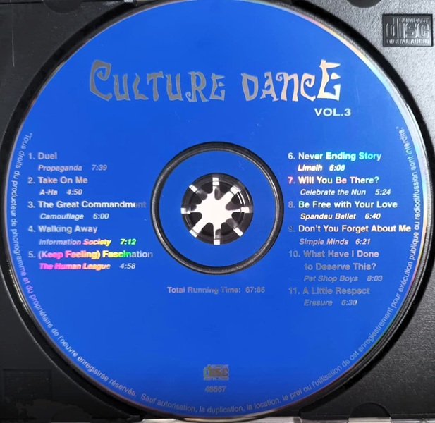 Culture Dance Vol. 3 - Cd (Varios Artistas 12", Extended & Remixes Versions : Pet Shop Boys - Celebrate The Nun - Information Society)
