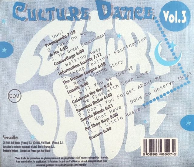 Culture Dance Vol. 3 - Cd (Varios Artistas 12", Extended & Remixes Versions : Pet Shop Boys - Celebrate The Nun - Information Society)