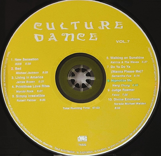 culture dance 7 cd Culture Dance Vol. 7 - Cd (Varios Artistas 12", Extended & Remixes Versions : Mondo Rock - Katrina & The Waves - Wang Chung - Narada M. Walden)