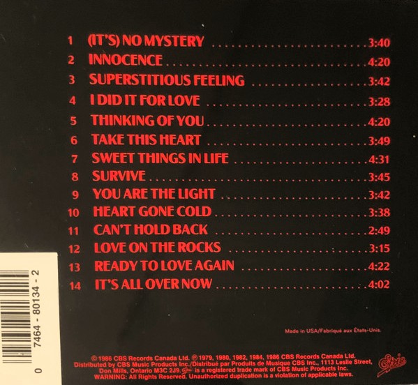Harlequin – Greatest Hits Cd