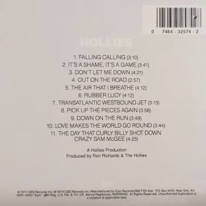 hollies hollies trasera The Hollies – Hollies Cd (The Day That Curly Billy Shot Down Crazy Sam McGee)