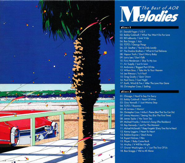 The Best Of AOR Melodies Cd Japones (Varios Artistas : Bobby Caldwell - Paul Davis - Greg Guidry - Lee Ritenour)
