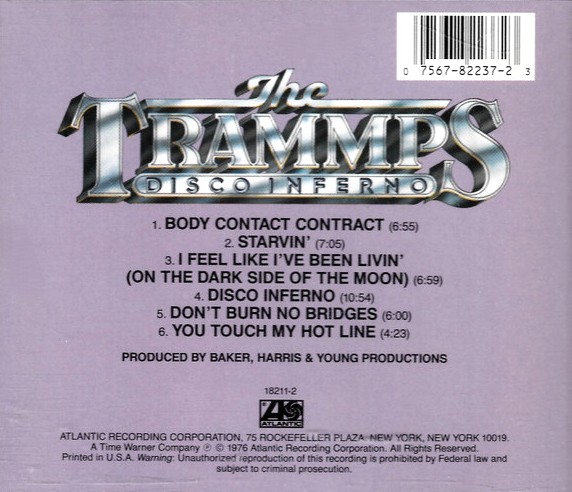 The Trammps – Disco Inferno Cd