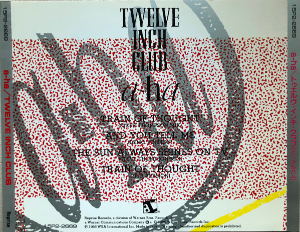 A-ha – Twelve Inch Club Cd Japones (Incluye 12" de : Train Of Thought y The Sun Always Shine On Tv)