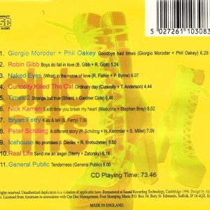 club hits trasera Club Hits - Cd (varios Artistas 12" : Robin Gibb - Peter Schilling - Icehouse - Bryan Ferry)