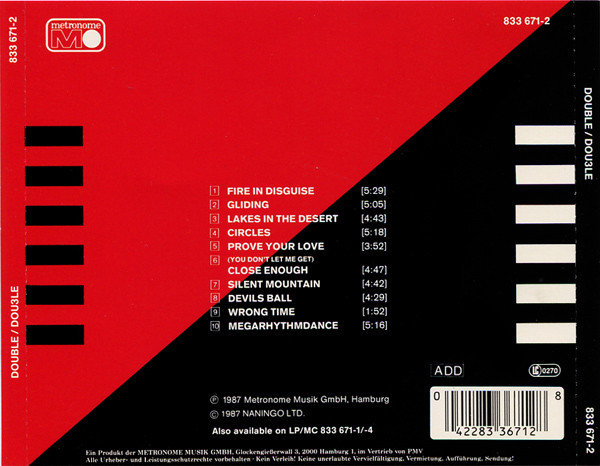 double dou3le trasera Double – Dou3le Cd (AOR)