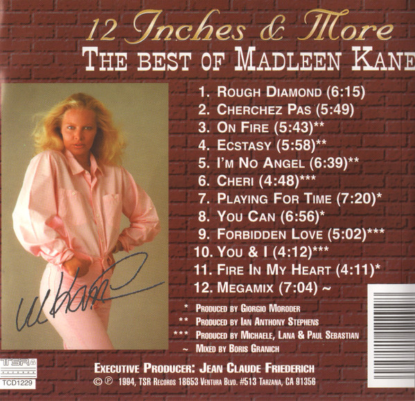Madleen Kane – 12 Inches & More Cd (Incluye : You Can / You & I / Megamix)