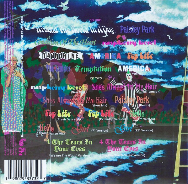 prince around the world trasera Prince And The Revolution – Around The World In A Day Deluxe Edition Cd Doble (Incluye 12" de America)