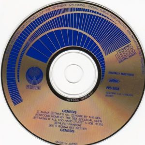 Genesis – Genesis Cd Japones