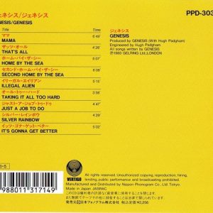 Genesis – Genesis Cd Japones