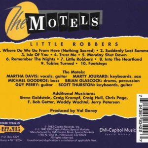 the motels little trasera The Motels – Little Robbers Cd
