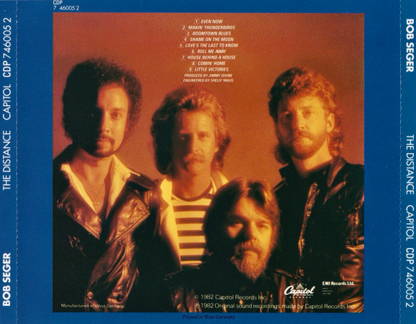 bob seger distance trasera Bob Seger & The Silver Bullet Band – The Distance Cd