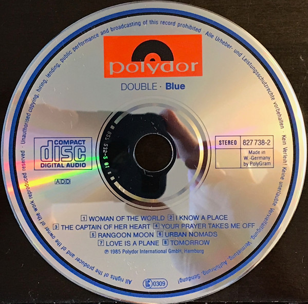 double blue West germany cd Double – Blue Cd (AOR)