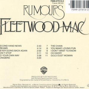 Fleetwood Mac – Rumours Cd