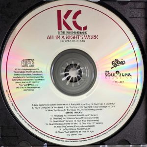 KC & The Sunshine Band – All In A Night's Work Special Edition Cd (Bonus Tracks : 12", Extended & Instrumental)