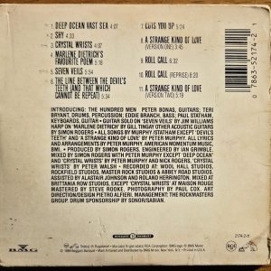 Peter Murphy – Deep Cd Pop-up Sleeve (Incluye versión 2 de A Strange Kind Of Love)